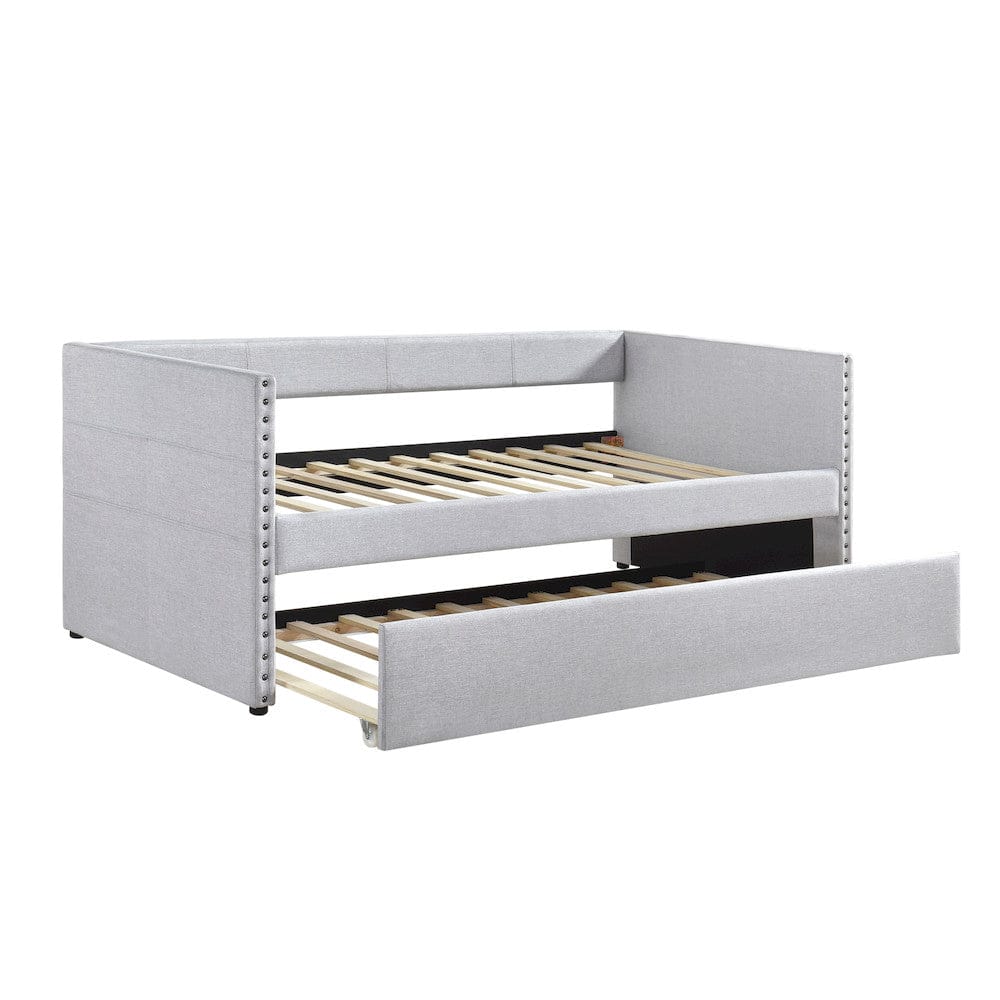 Homelegance  - Boynton Daybed W/ Trundle in Light Gray - 4691GY  view 6