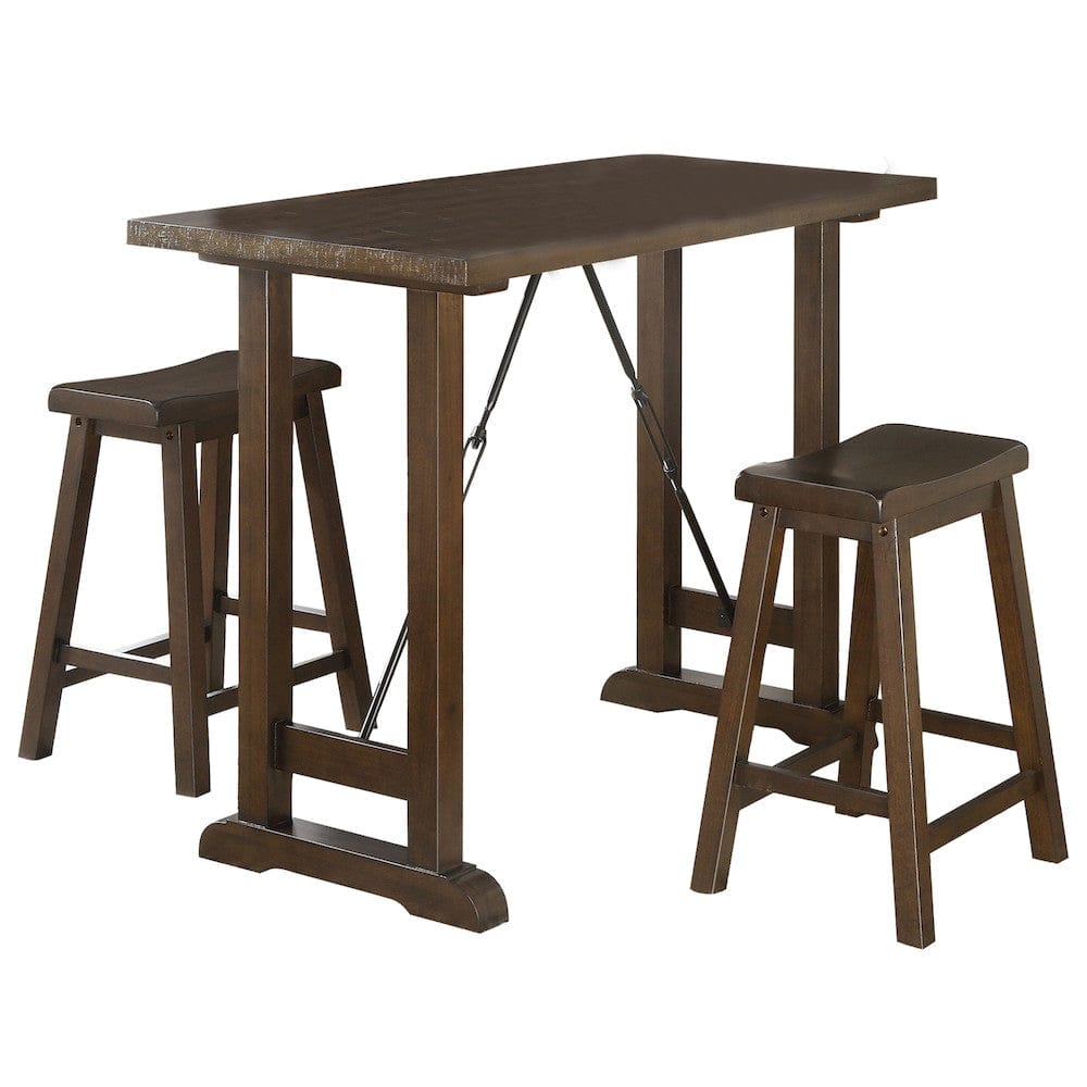 Homelegance  - Bracknell 3-Piece Pack Counter Height Set - 5686-32  view 1