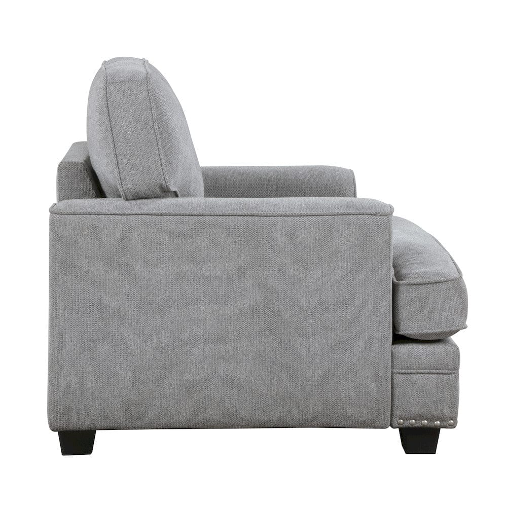 Homelegance  - Bradford Chair in Gray - 9648GY-1  view 4