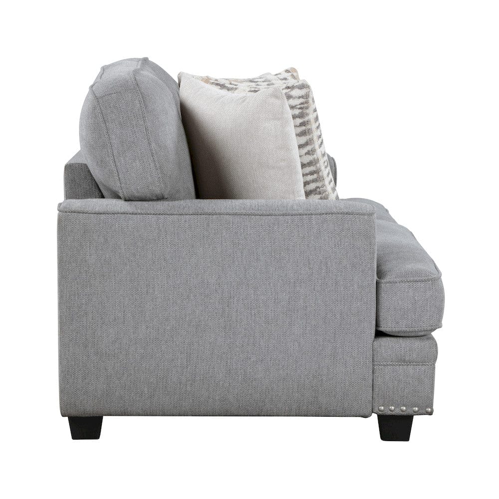 Homelegance  - Bradford Love Seat in Gray - 9648GY-2  view 7