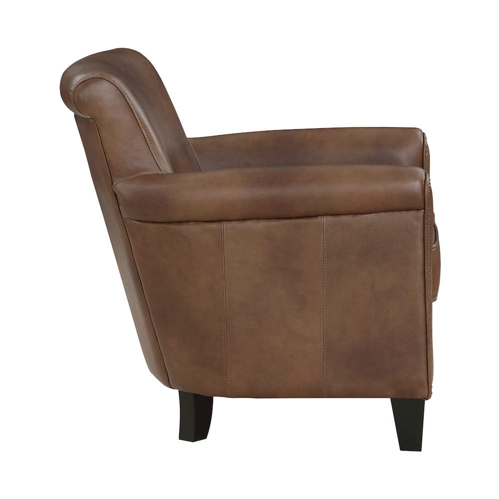 Homelegance  - Braintree Accent Chair in Brown - 9278BRW-1  view 3