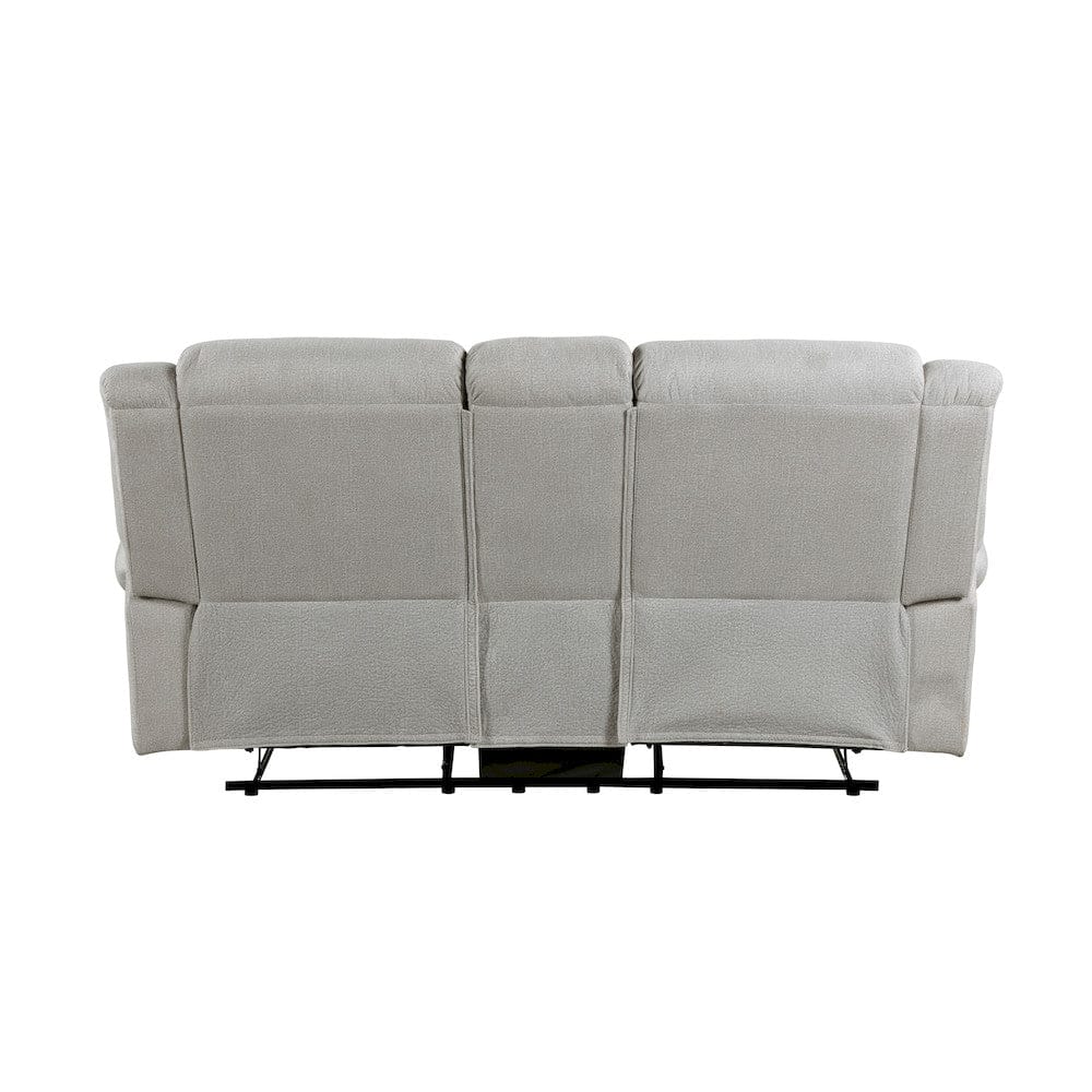 Homelegance  - Brennen Double Reclining Love Seat W/ Center Console in Mist - 9204MT-2  view 3