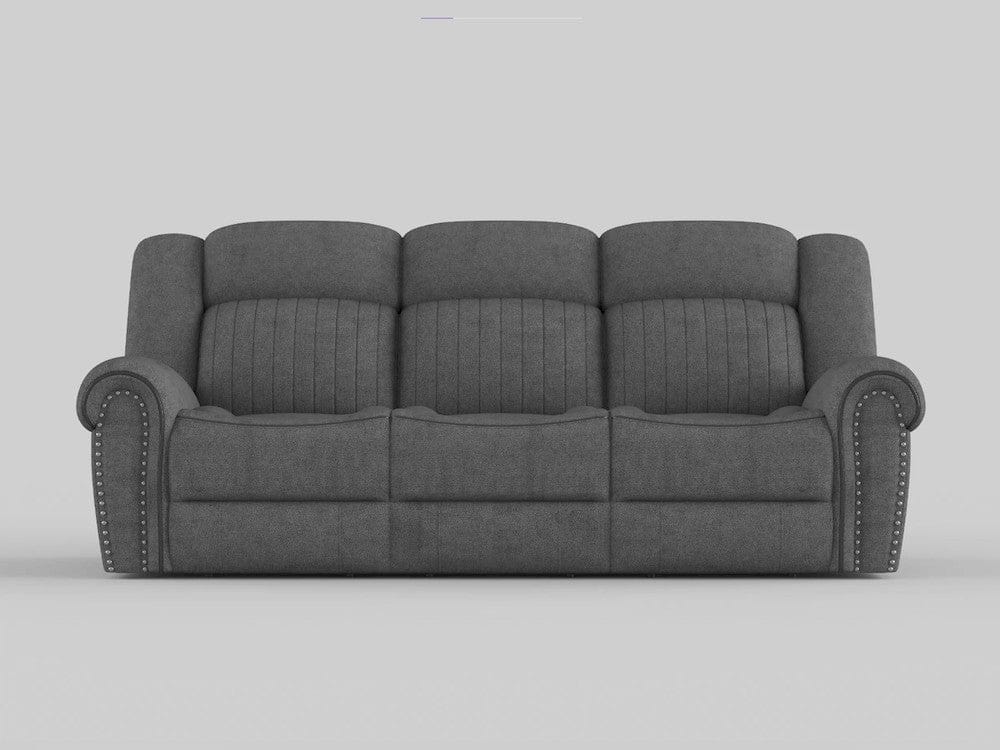 Homelegance  - Brennen Double Reclining Sofa in Mist - 9204MT-3  view 10