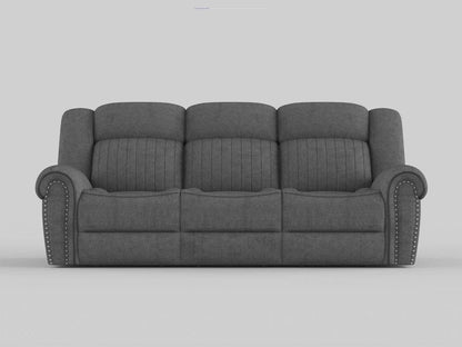 Homelegance  - Brennen Double Reclining Sofa in Mist - 9204MT-3  view 10