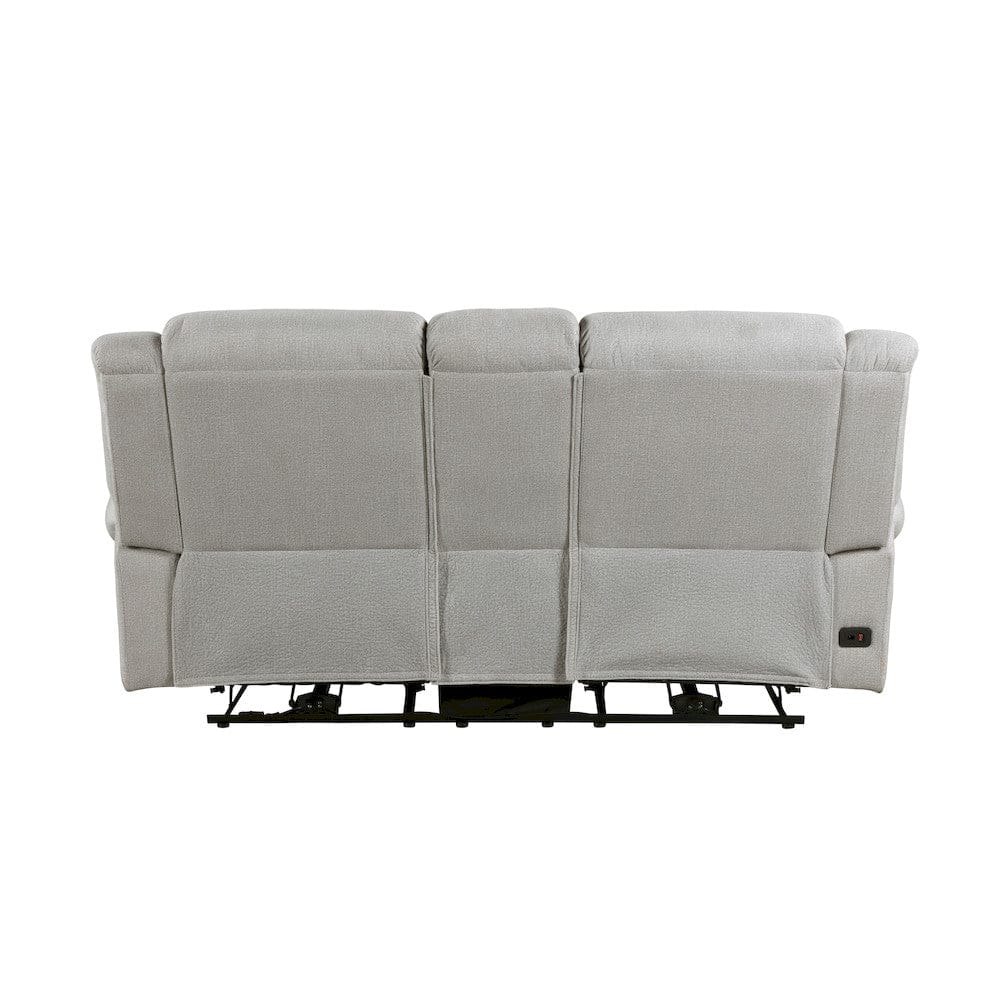 Homelegance  - Brennen Power Double Reclining Love Seat W/ Center Console in Mist - 9204MT-2PW  view 3