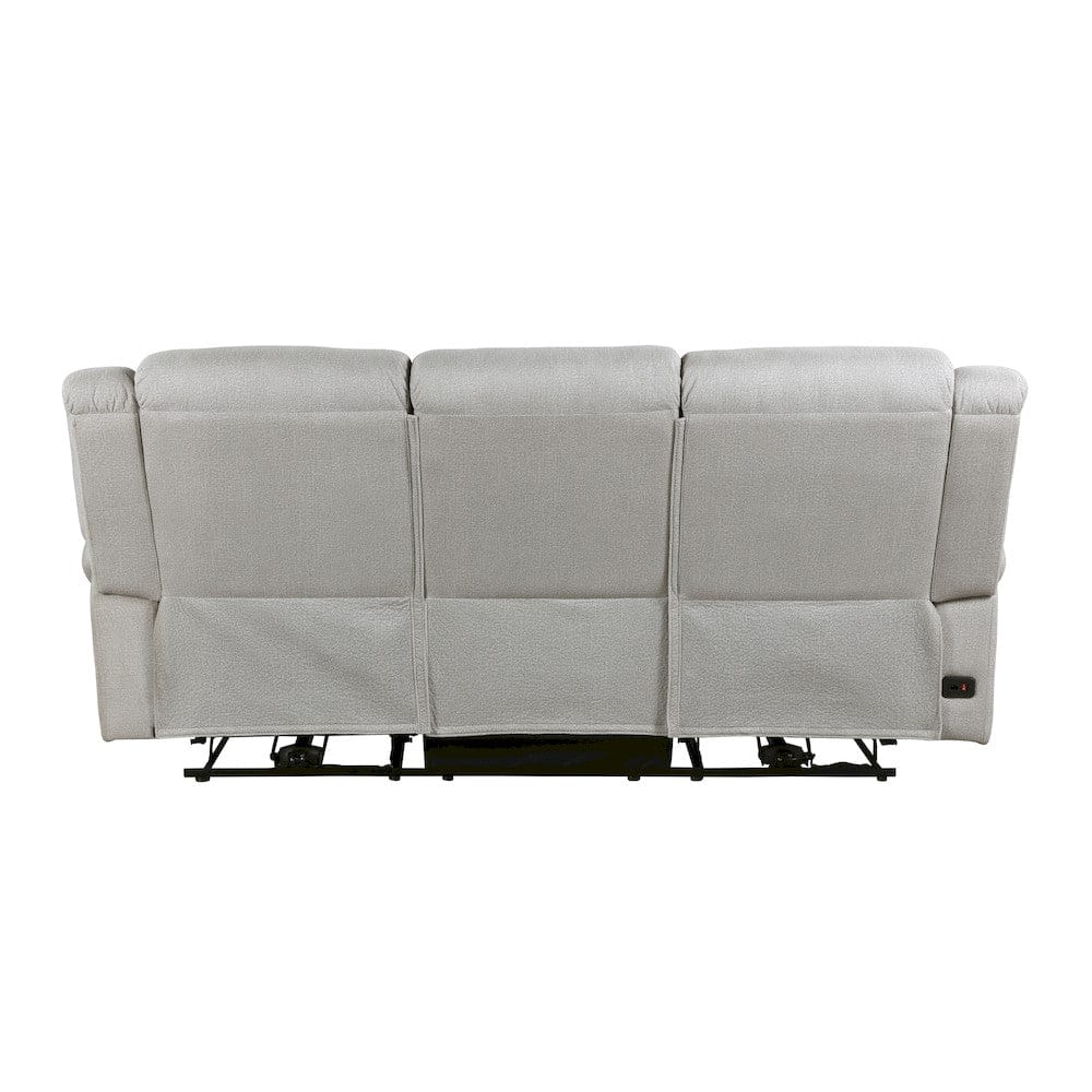 Homelegance  - Brennen Power Double Reclining Sofa in Mist - 9204MT-3PW  view 2