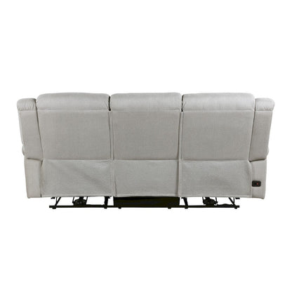 Homelegance  - Brennen Power Double Reclining Sofa in Mist - 9204MT-3PW  view 2