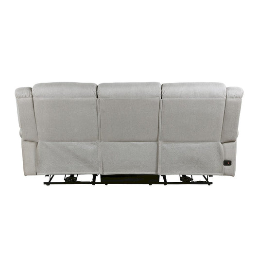 Homelegance  - Brennen Power Double Reclining Sofa in Mist - 9204MT-3PW  view 2