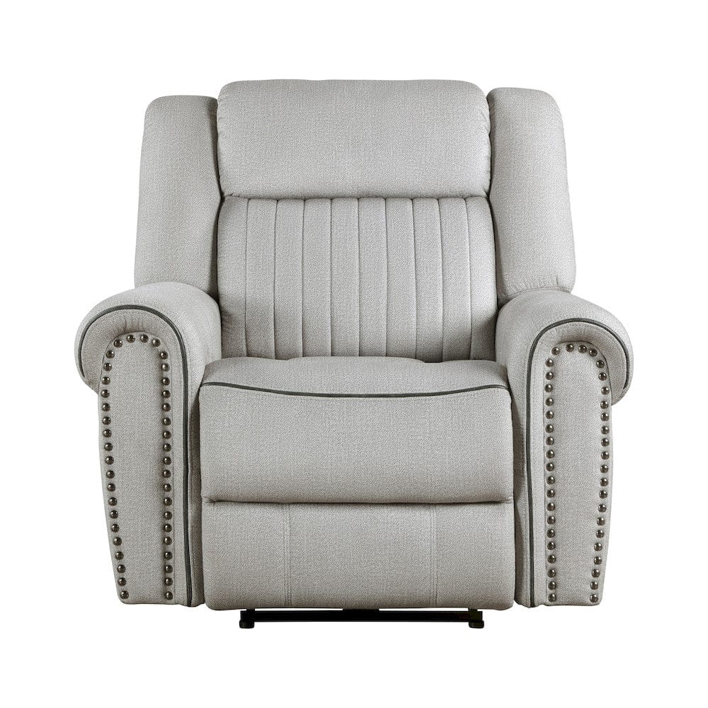 Homelegance  - Brennen Power Reclining Chair in Mist - 9204MT-1PW  view 4
