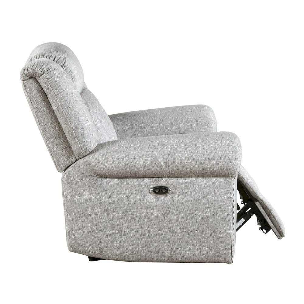 Homelegance  - Brennen Power Reclining Chair in Mist - 9204MT-1PW  view 10