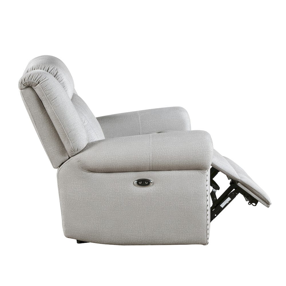 Homelegance  - Brennen Power Reclining Chair in Mist - 9204MT-1PW  view 11