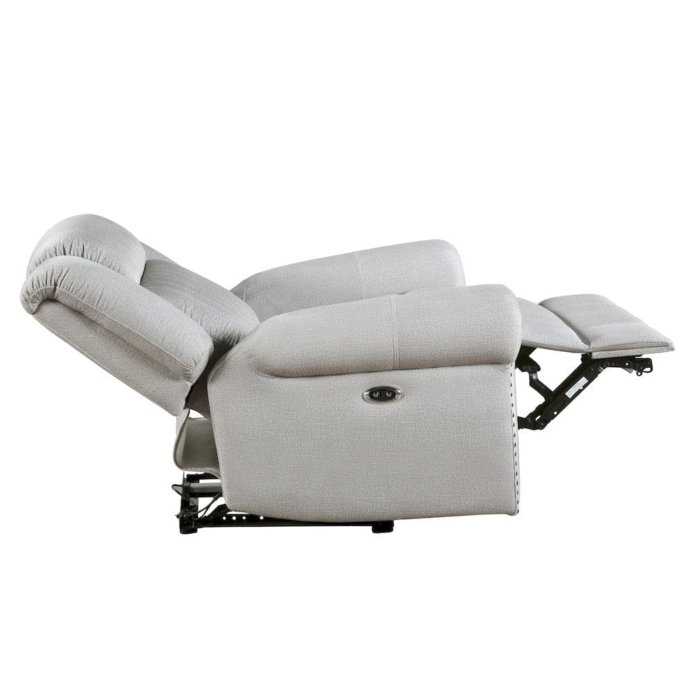 Homelegance  - Brennen Power Reclining Chair in Mist - 9204MT-1PW  view 12