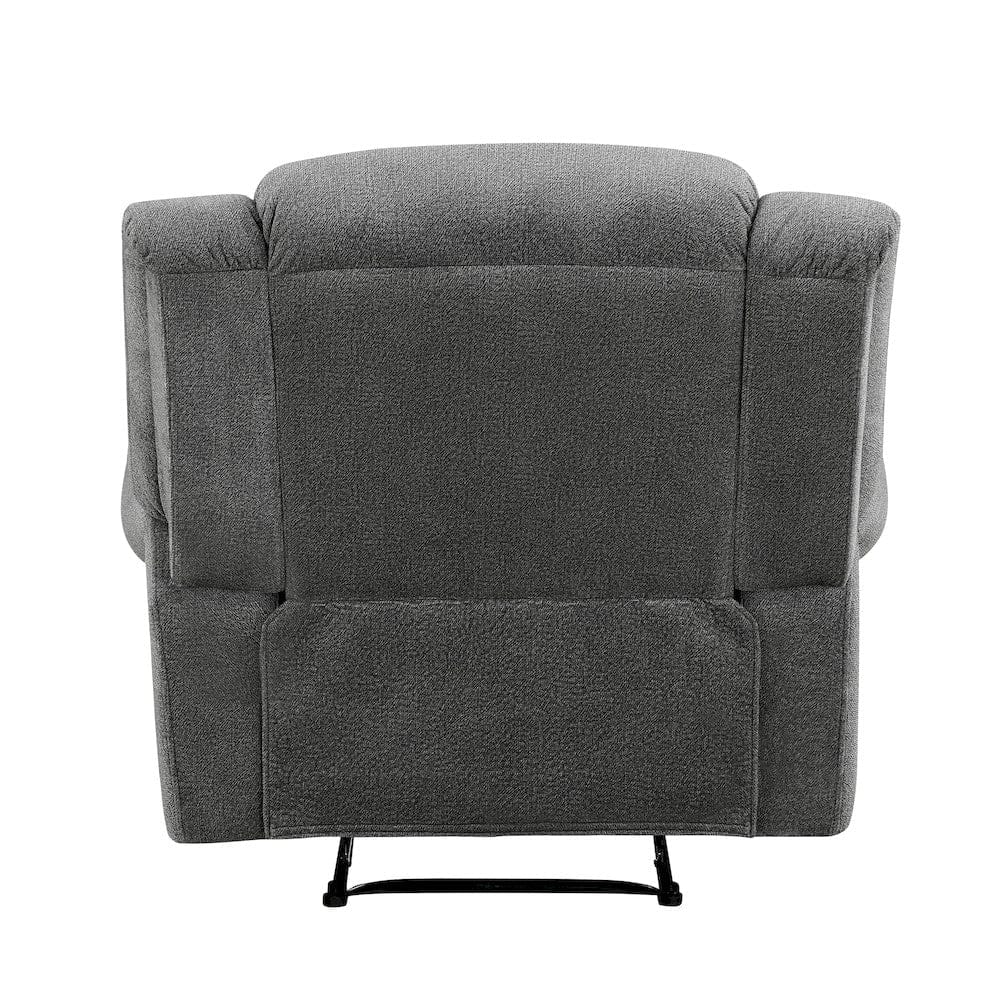 Homelegance  - Brennen Reclining Chair in Charcoal - 9204CC-1  view 4