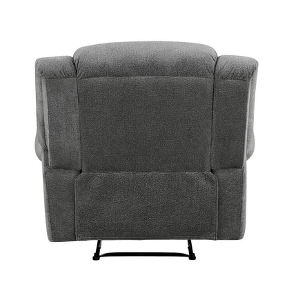 Homelegance  - Brennen Reclining Chair in Charcoal - 9204CC-1  view 4