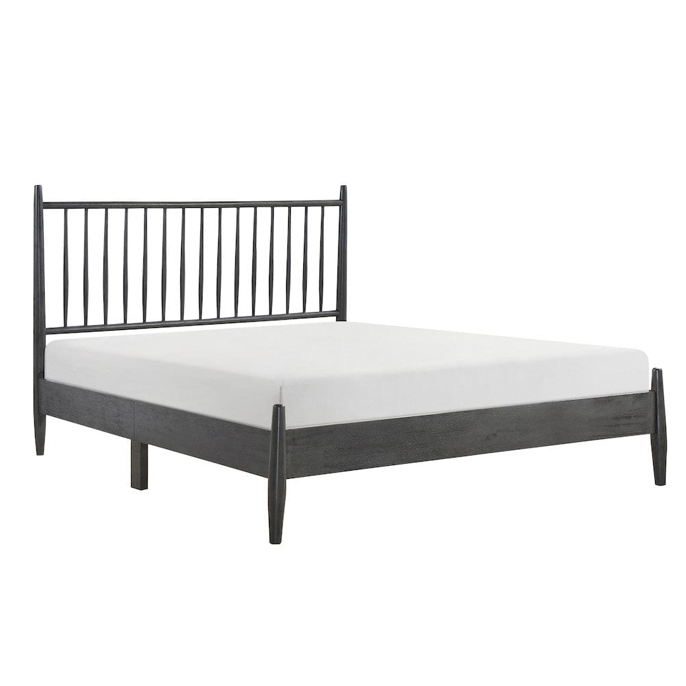 Homelegance  - Brickell Queen Platform Bed - 1490GY-1  view 1