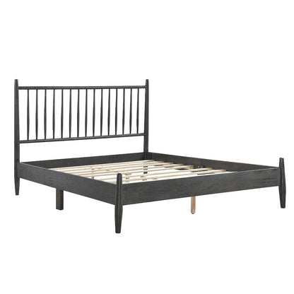 Homelegance  - Brickell Queen Platform Bed - 1490GY-1  view 5