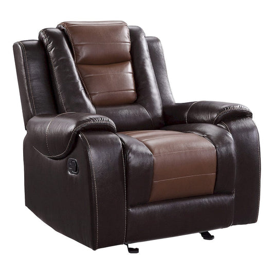 Homelegance  - Briscoe Glider Reclining Chair in 2-tone - 9470BR-1  view 1