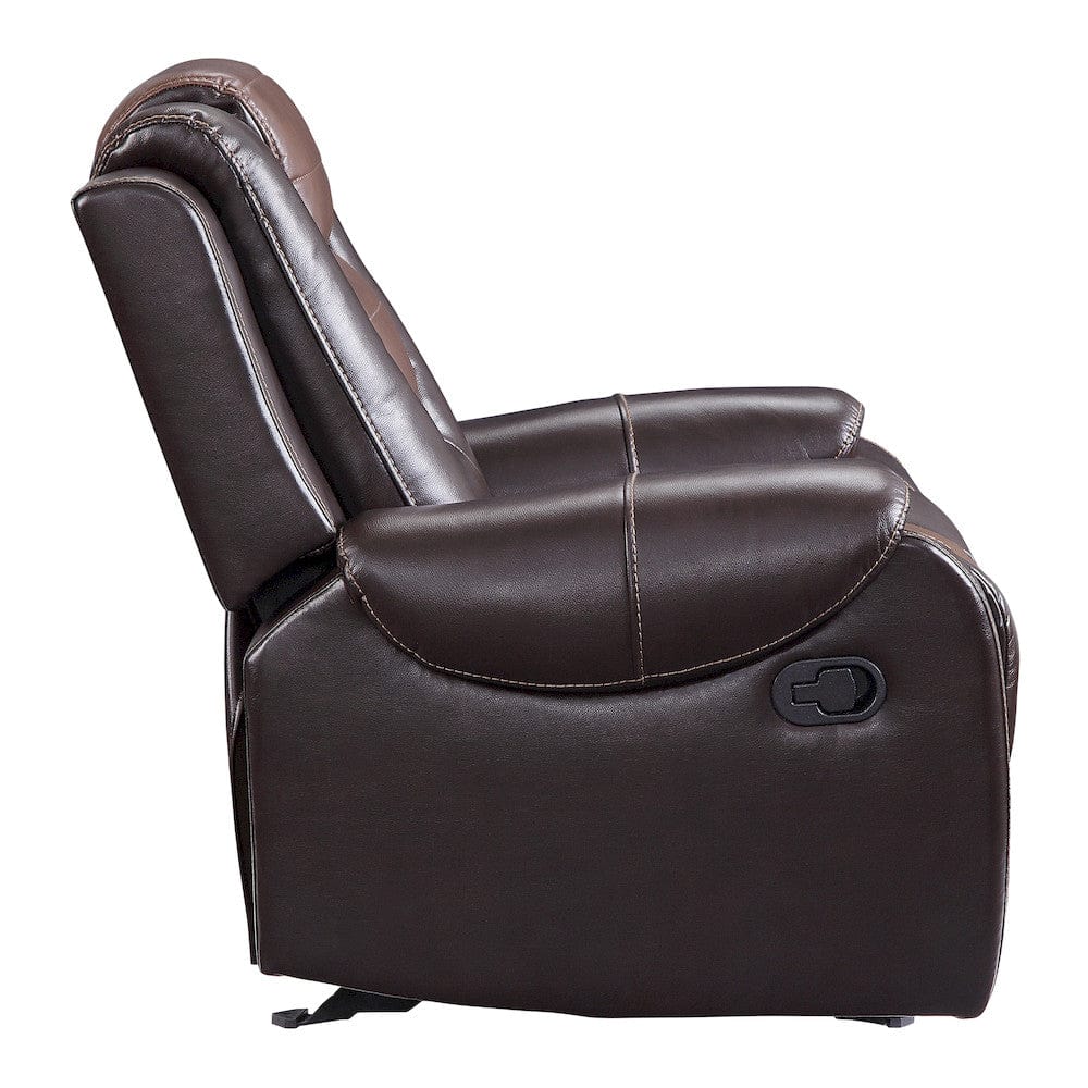 Homelegance  - Briscoe Glider Reclining Chair in 2-tone - 9470BR-1  view 2