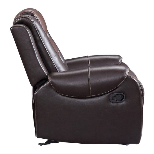 Homelegance  - Briscoe Glider Reclining Chair in 2-tone - 9470BR-1  view 2