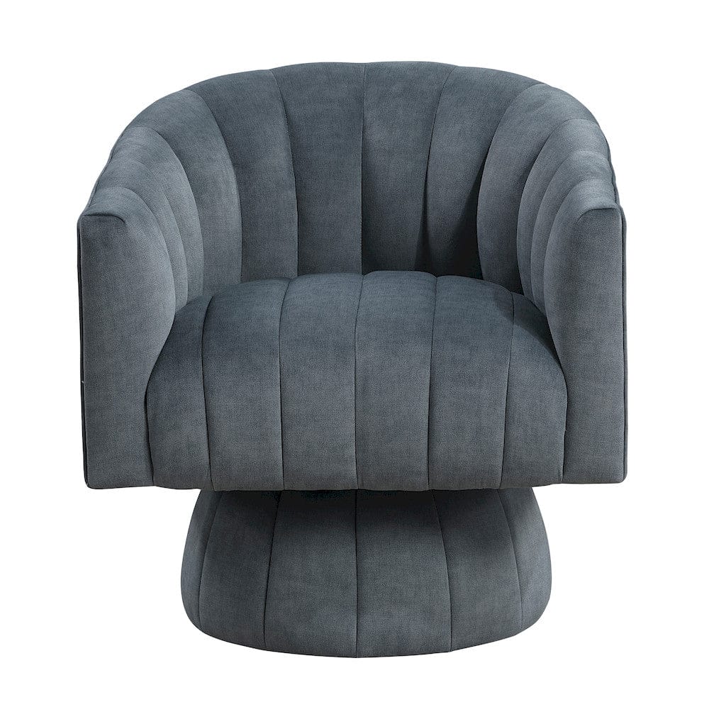 Homelegance  - Bristol Swivel Chair in Dark gray - 1025DGY-1  view 3