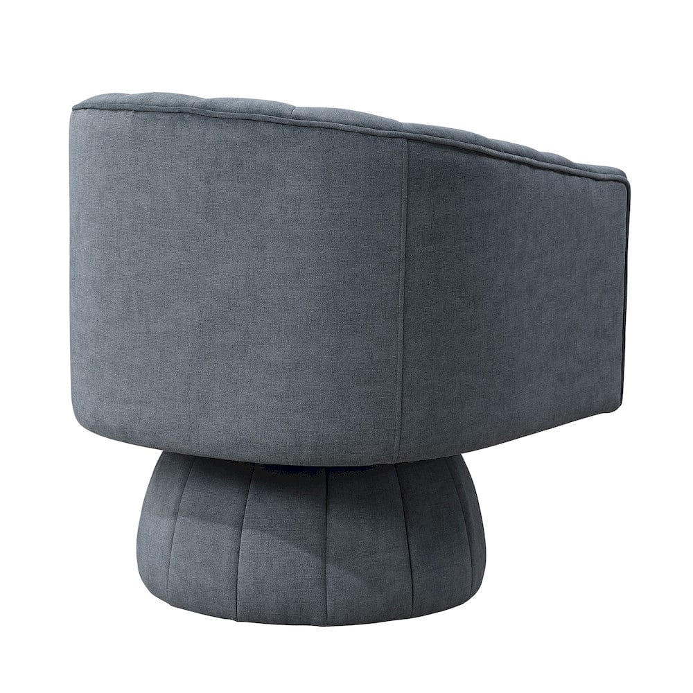 Homelegance  - Bristol Swivel Chair in Dark gray - 1025DGY-1  view 5