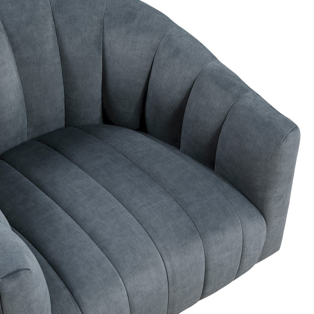 Homelegance  - Bristol Swivel Chair in Dark gray - 1025DGY-1  view 7
