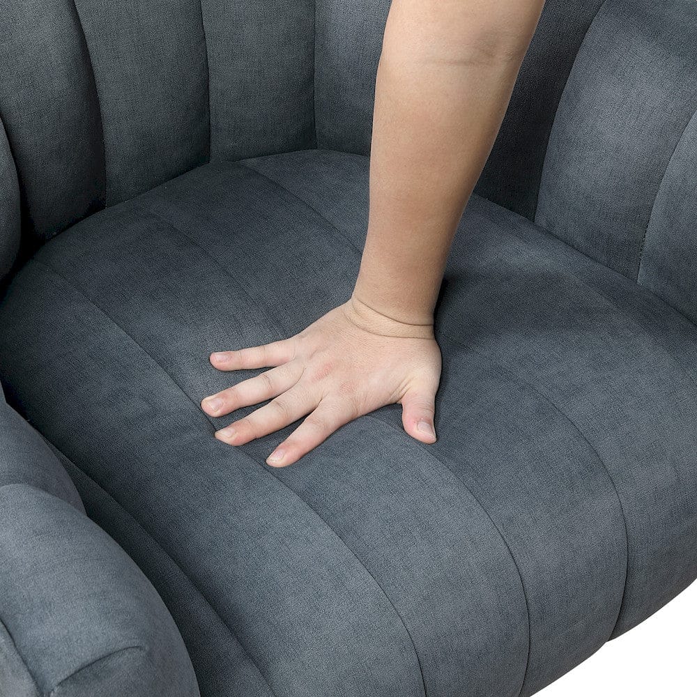 Homelegance  - Bristol Swivel Chair in Dark gray - 1025DGY-1  view 8