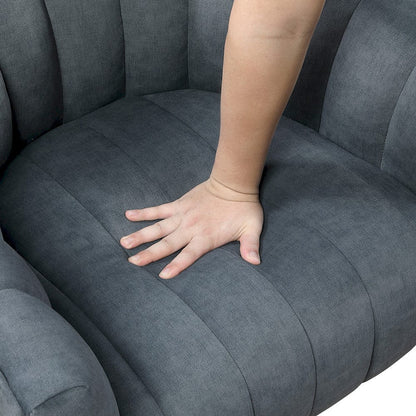 Homelegance  - Bristol Swivel Chair in Dark gray - 1025DGY-1  view 8
