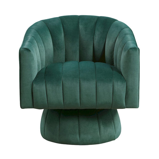 Homelegance  - Bristol Swivel Chair in Dark green - 1025GRN-1  view 1