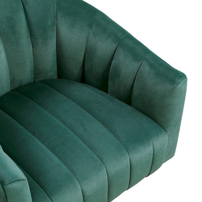 Homelegance  - Bristol Swivel Chair in Dark green - 1025GRN-1  view 2