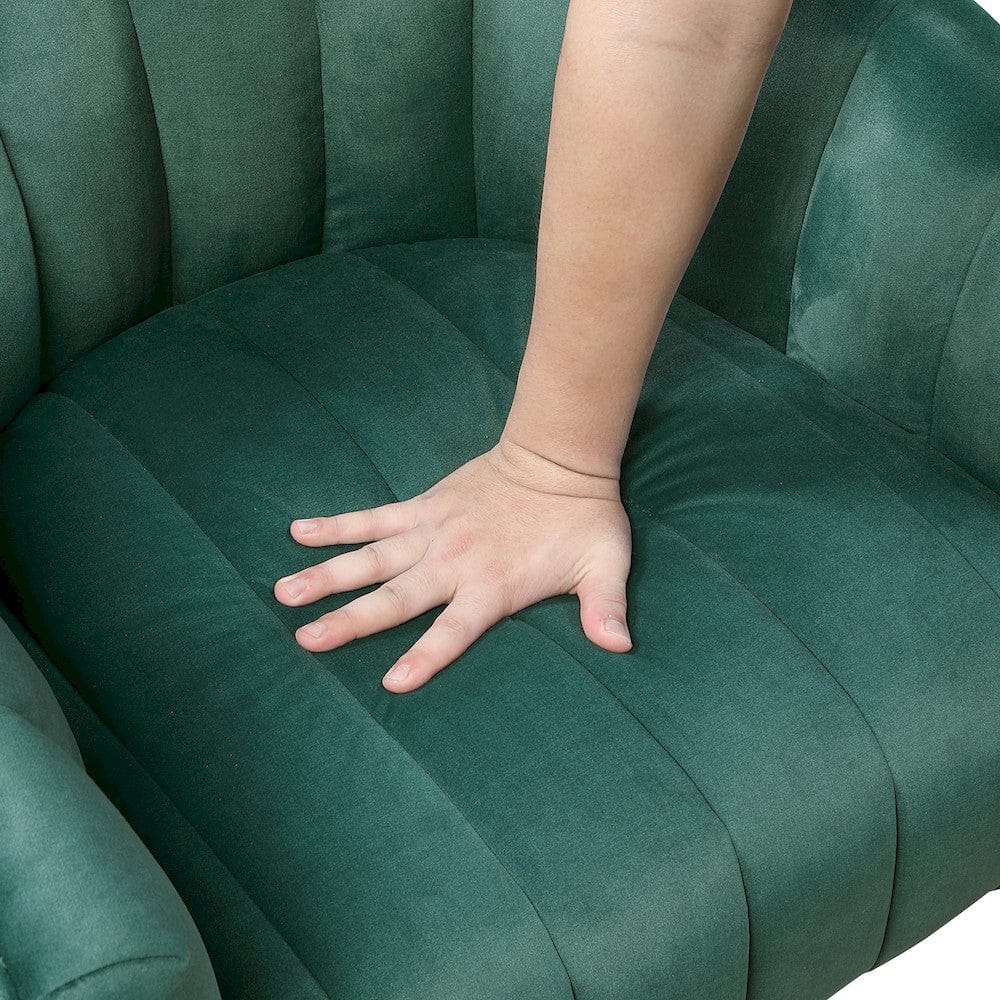 Homelegance  - Bristol Swivel Chair in Dark green - 1025GRN-1  view 5