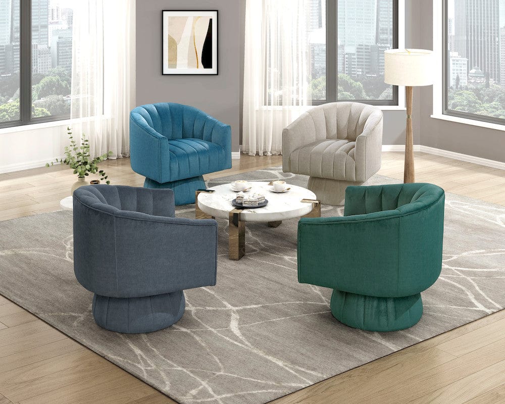 Homelegance  - Bristol Swivel Chair in Dark green - 1025GRN-1  view 10