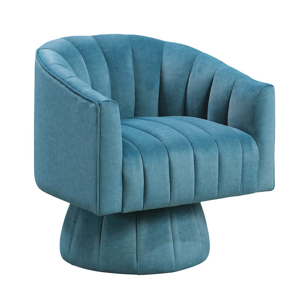 Homelegance  - Bristol Swivel Chair in Dark teal - 1025DTL-1  view 1
