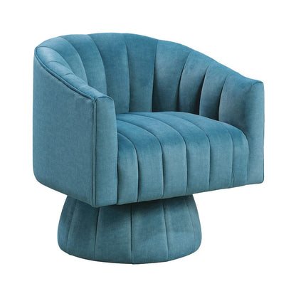 Homelegance  - Bristol Swivel Chair in Dark teal - 1025DTL-1  view 1