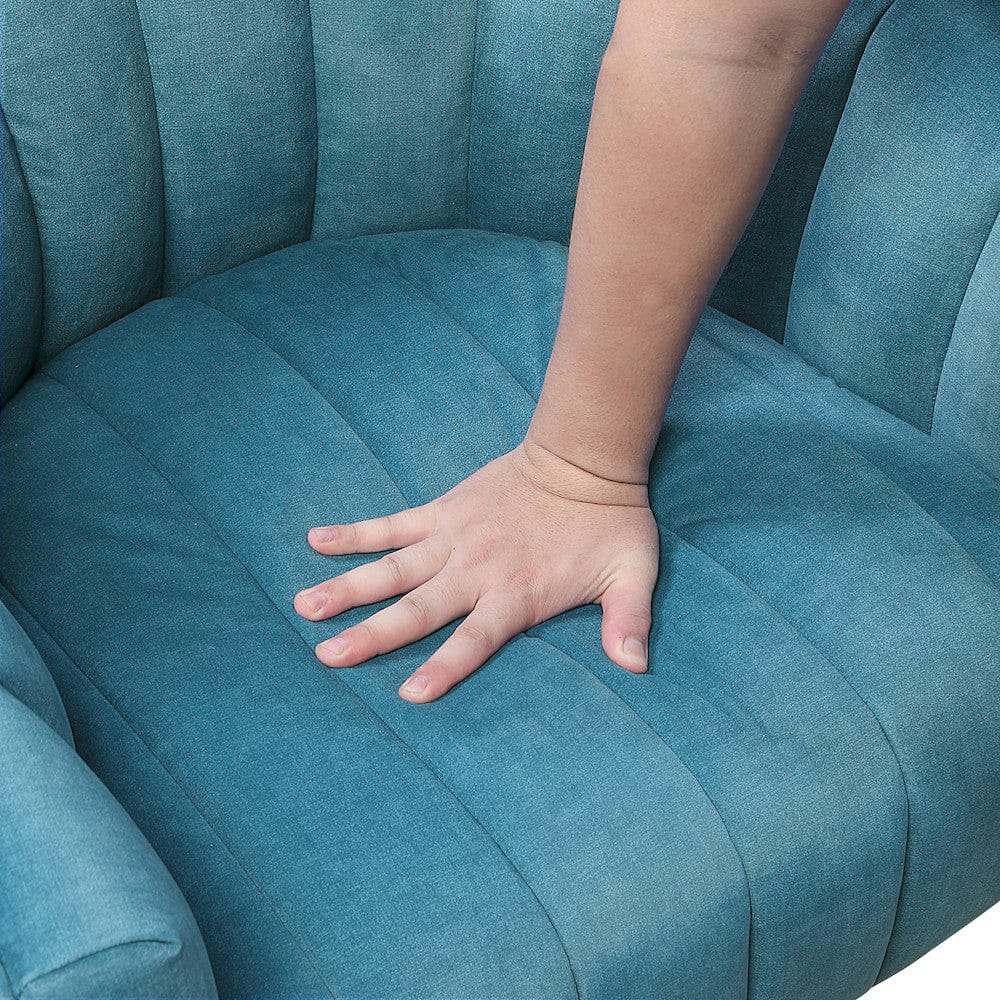 Homelegance  - Bristol Swivel Chair in Dark teal - 1025DTL-1  view 7