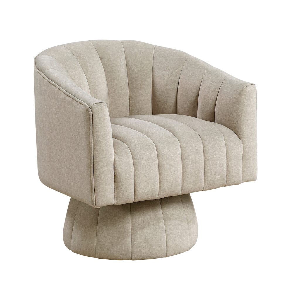 Homelegance  - Bristol Swivel Chair in Taupe - 1025TPE-1  view 1