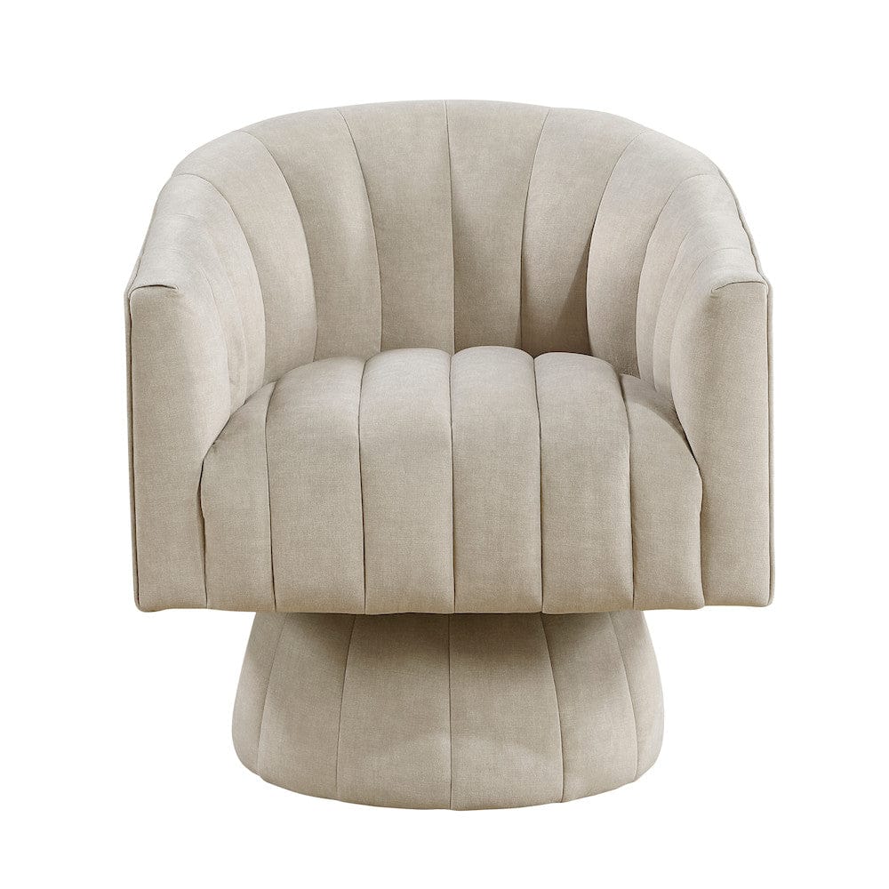Homelegance  - Bristol Swivel Chair in Taupe - 1025TPE-1  view 2