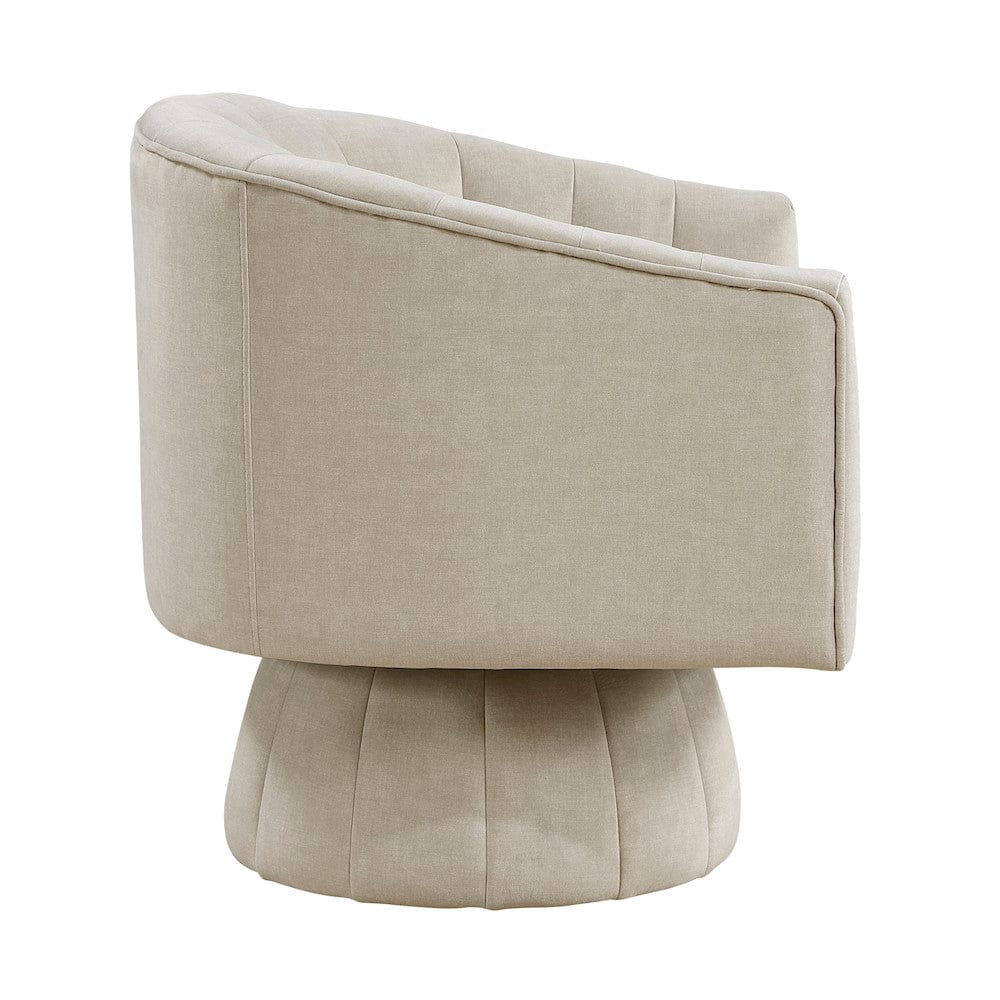 Homelegance  - Bristol Swivel Chair in Taupe - 1025TPE-1  view 3