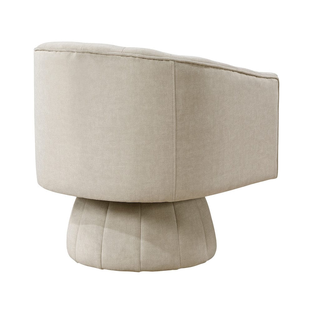 Homelegance  - Bristol Swivel Chair in Taupe - 1025TPE-1  view 4