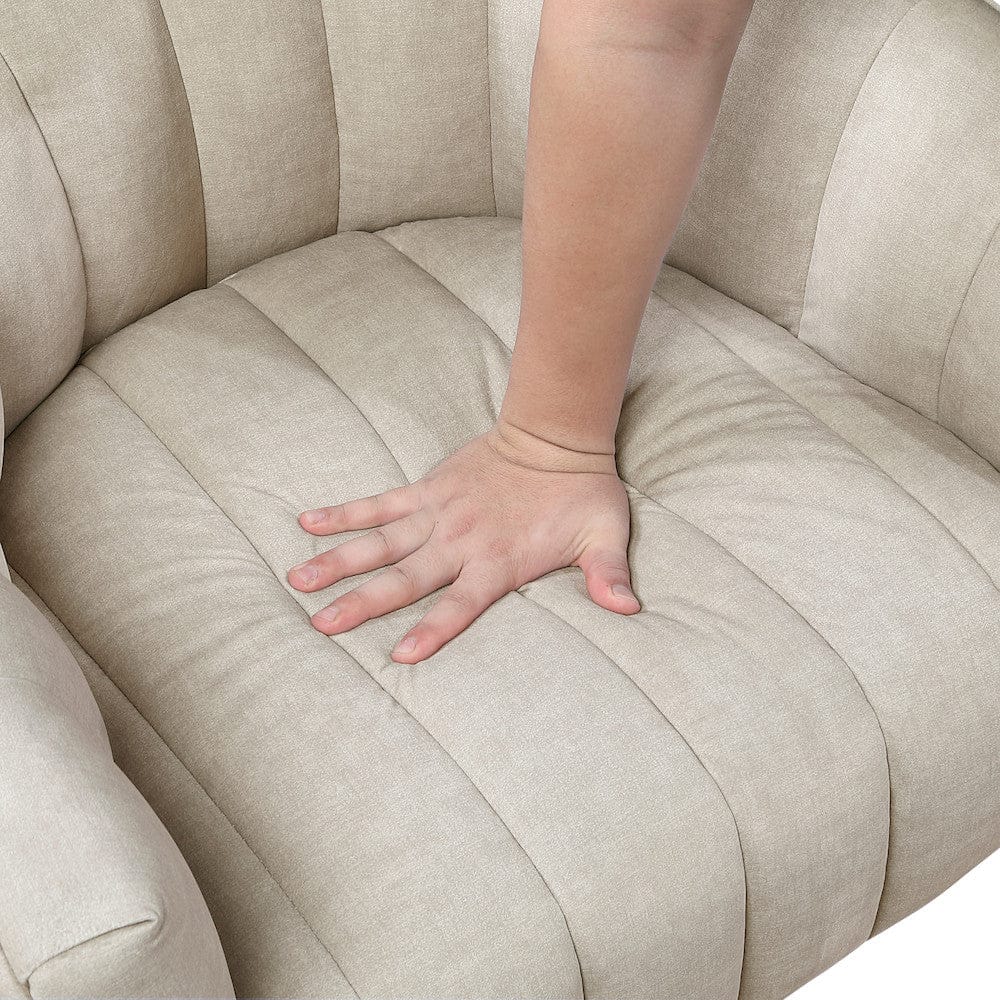 Homelegance  - Bristol Swivel Chair in Taupe - 1025TPE-1  view 7