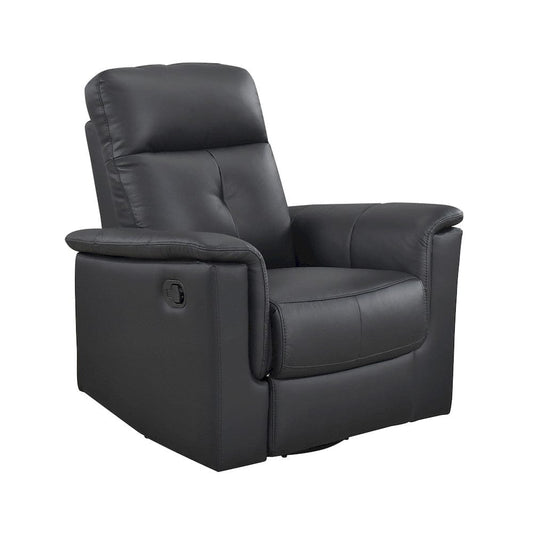 Homelegance  - Bristow Swivel Glider Reclining Chair in Black - 9620BLK-1  view 1