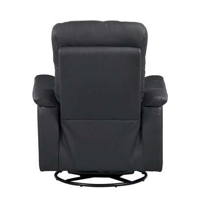 Homelegance  - Bristow Swivel Glider Reclining Chair in Black - 9620BLK-1  view 2