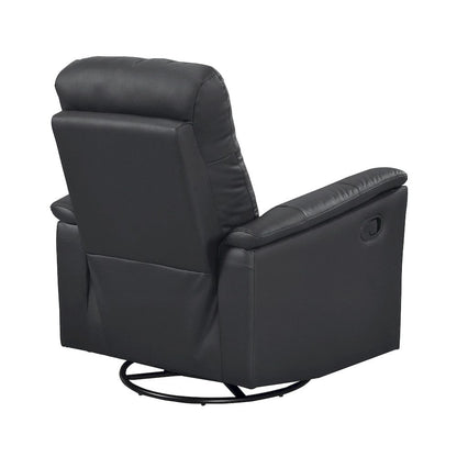 Homelegance  - Bristow Swivel Glider Reclining Chair in Black - 9620BLK-1  view 5