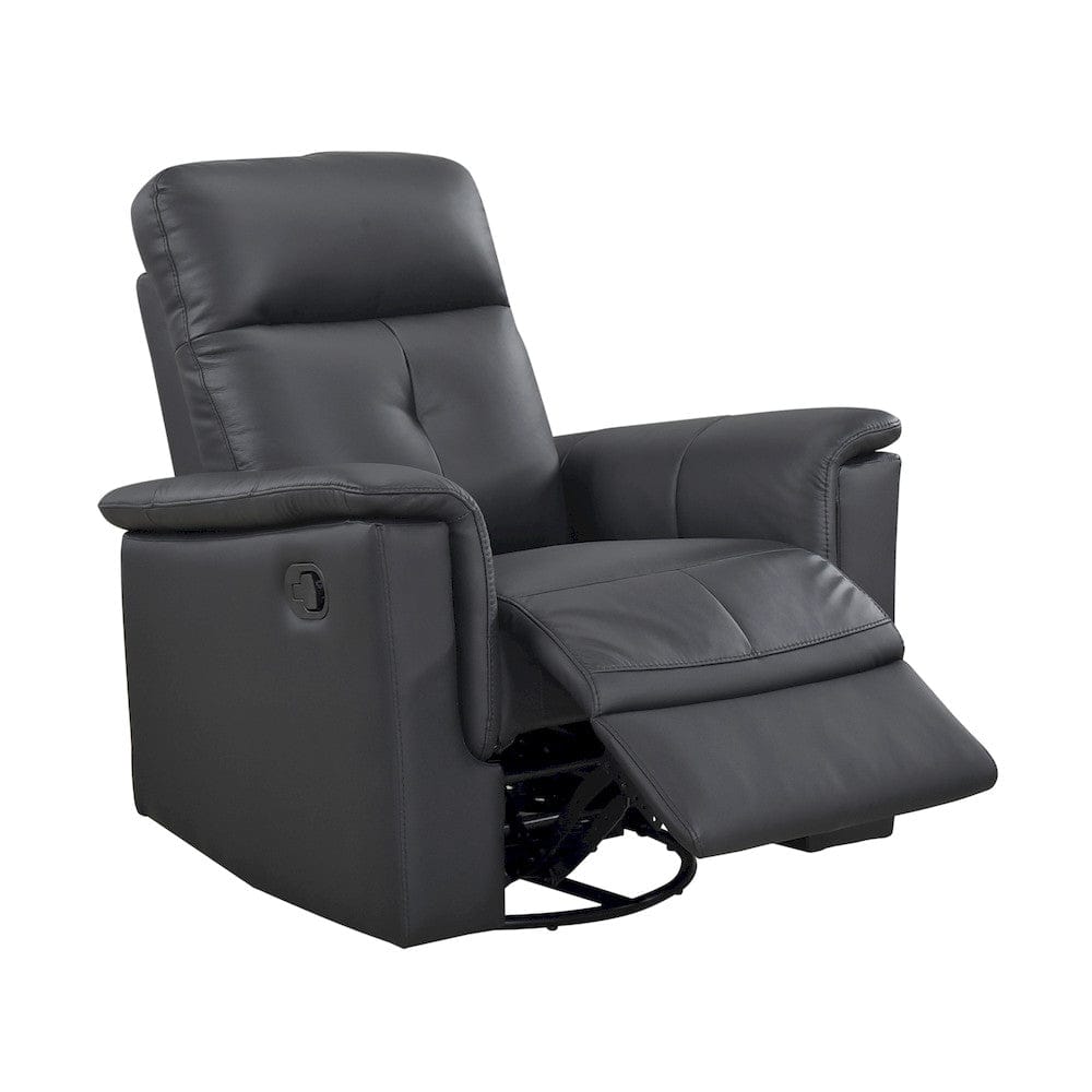 Homelegance  - Bristow Swivel Glider Reclining Chair in Black - 9620BLK-1  view 6