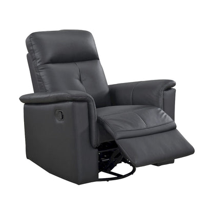 Homelegance  - Bristow Swivel Glider Reclining Chair in Black - 9620BLK-1  view 6