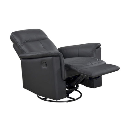 Homelegance  - Bristow Swivel Glider Reclining Chair in Black - 9620BLK-1  view 7