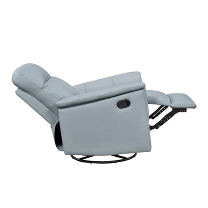 Homelegance  - Bristow Swivel Glider Reclining Chair in Blue - 9620BUE-1  view 2