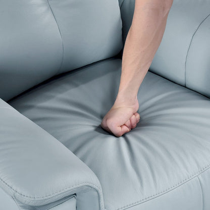 Homelegance  - Bristow Swivel Glider Reclining Chair in Blue - 9620BUE-1  view 11