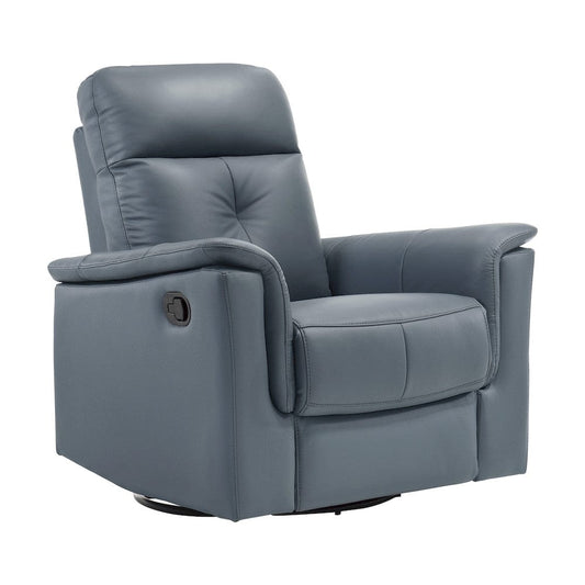 Homelegance  - Bristow Swivel Glider Reclining Chair in Blue gray - 9620BGY-1  view 1