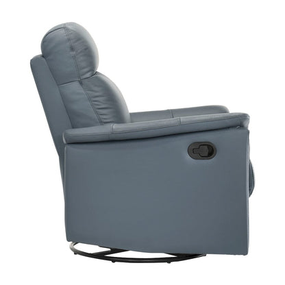 Homelegance  - Bristow Swivel Glider Reclining Chair in Blue gray - 9620BGY-1  view 7